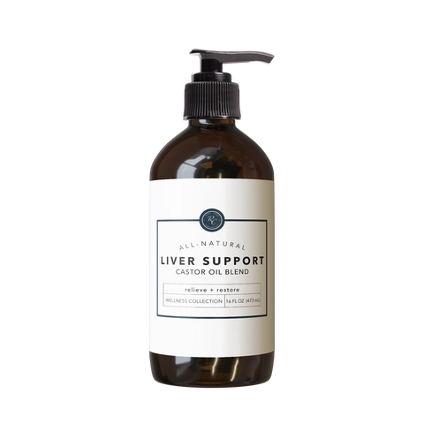 Rowe Casa Organics Liver Support Castor Oil Blend | 16 Oz