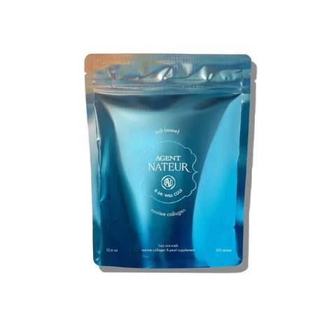 Agent Nateur holi (mane) marine collagen and pearl hair, skin, nails, 2 daily supplements combined