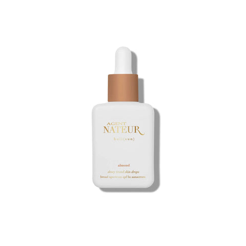 Agent Nateur holi (sun) spf 50 dewy tinted skin drops - Almond (for light to medium complexions)