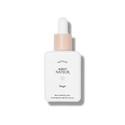 Agent Nateur holi (sun) spf 50 dewy tinted skin drops - Beige (for light complexions)