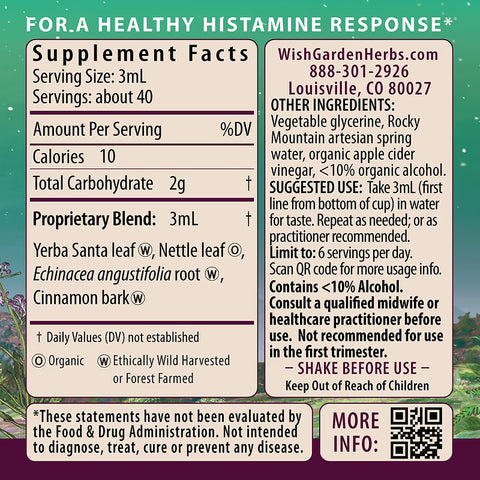 Wishgarden Herbs Kick-Ass Allergy Seasonal Rescue For Pregnancy (2oz Pump)