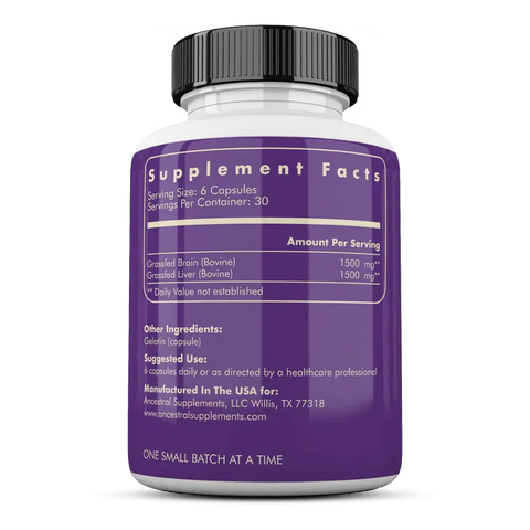 Ancestral Supplements Grass Fed Brain
