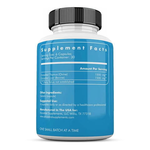 Ancestral Supplements Grass Fed Thymus