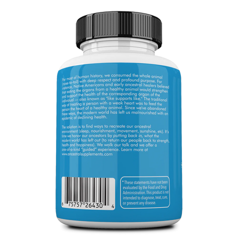 Ancestral Supplements Grass Fed Thymus