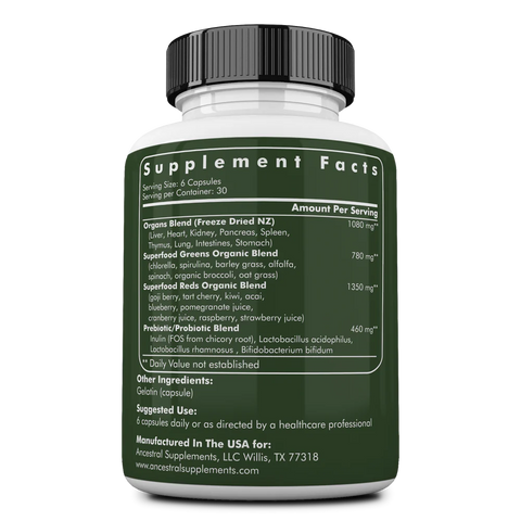 Ancestral Supplements Animal-Based Greens