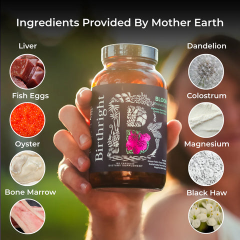 Birthright Bloom Prenatal Supplement - 180 Capsules, 30 Servings