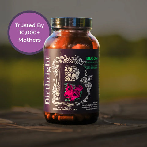 Birthright Bloom Prenatal Supplement - 180 Capsules, 30 Servings