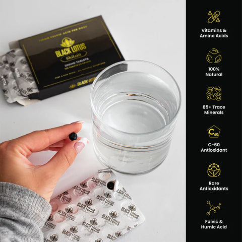 Black Lotus Shilajit Pure Shilajit Tablets