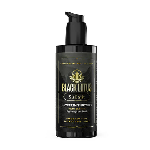 Black Lotus Shilajit Pure Shilajit Tincture