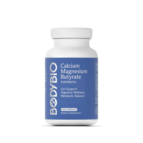 BodyBio Butyrate: Gut Health Supplement (Cal/Mag) (100 Capsules)