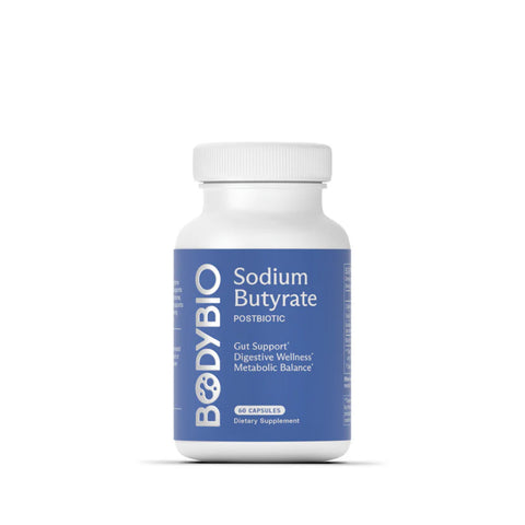 BodyBio Butyrate: Gut Health Supplement (Sodium) (60 Capsules)