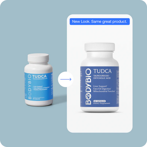 BodyBio TUDCA (Tauroursodeoxycholic Acid) Supplement (60 Capsules)