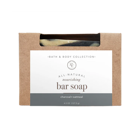 Rowe Casa Organics Bar Soap | 4.5 Oz (Charcoal + Oatmeal)