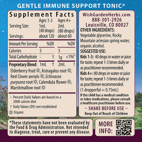 Wishgarden Herbs Daily Immune Builder For Kids (2oz Pump)
