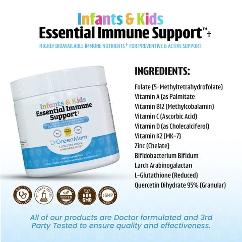 Dr. Green Life Essential Immune Support™✝︎ Infants & Kids