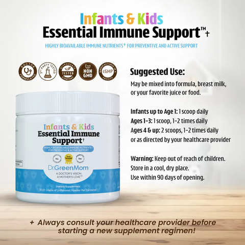 Dr. Green Life Essential Immune Support™✝︎ Infants & Kids