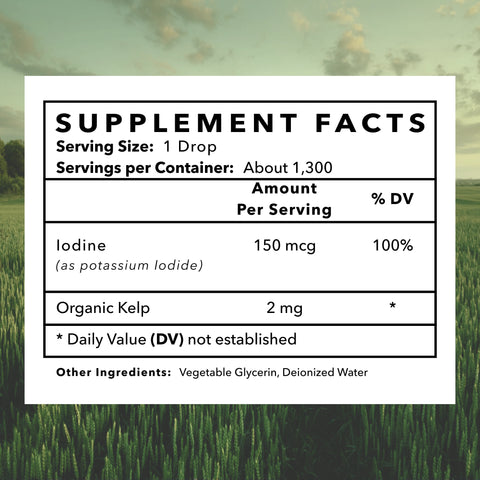 Dr. Green Life Liquid Iodine with Organic Kelp