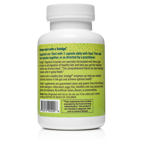 Smidge Digestive Enzymes 120 capsules