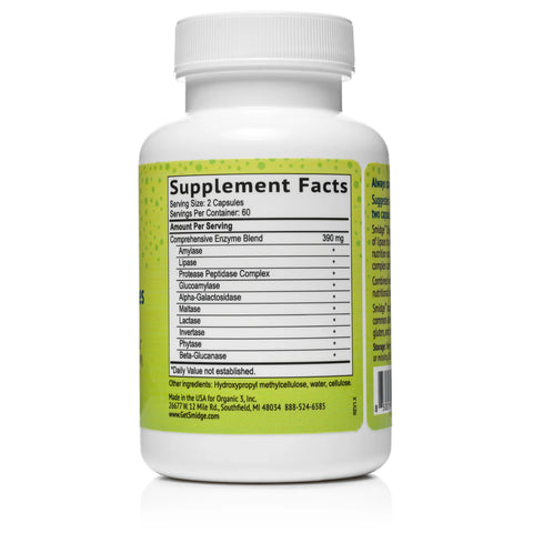 Smidge Digestive Enzymes 120 capsules