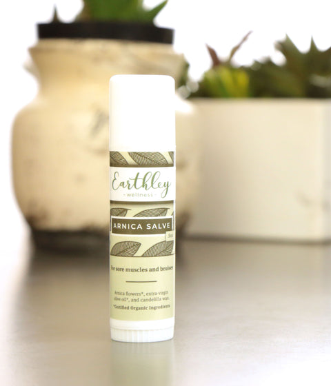Earthley Arnica Salve With Beeswax (0.5 oz Stick)