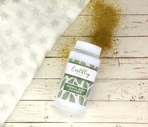Earthley Herbal Baby Powder (2 OZ)