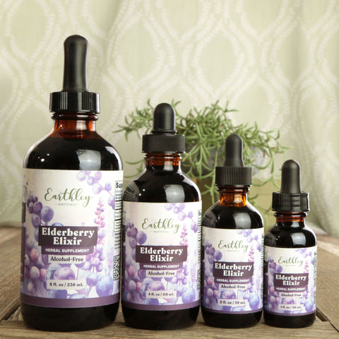 Earthley Elderberry Elixir (8 OZ) (ALCOHOL FREE)