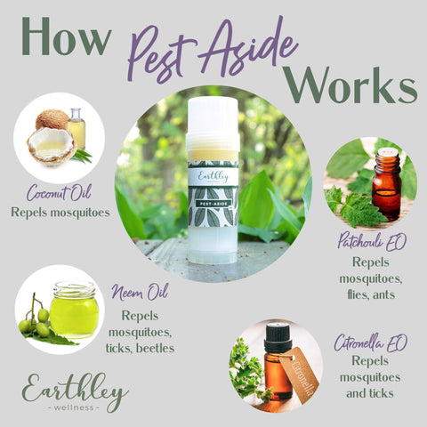 Earthley Pest Aside (2 oz Stick with Candelilla wax)