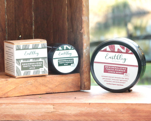 Earthley Remineralizing Tooth Powder (0.5 OZ) (SPICE)