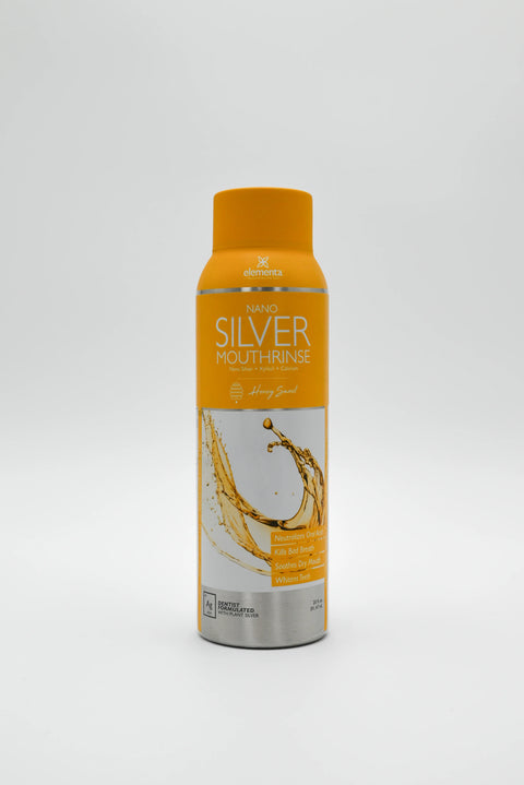Elementa Silver 20 oz Honey Sweet Rinse - Reusable High Grade Stainless Steel Container