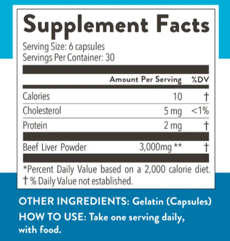 Equip: Grass-fed Beef Liver Capsules