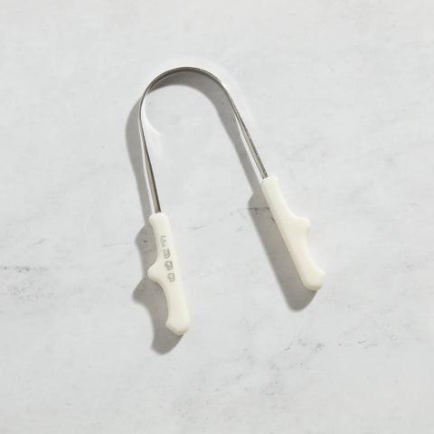 Fygg All-Ages Stainless Steel Tongue Scraper with Travel Pouch