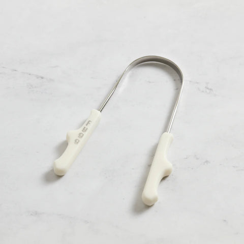Fygg All-Ages Stainless Steel Tongue Scraper with Travel Pouch