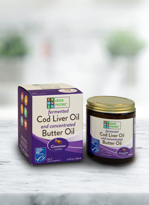 Green Pasture Fermented Cod Liver & Concentrated Butter Oil (Cinnamon)