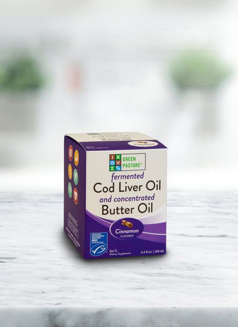 Green Pasture Fermented Cod Liver & Concentrated Butter Oil (Cinnamon)