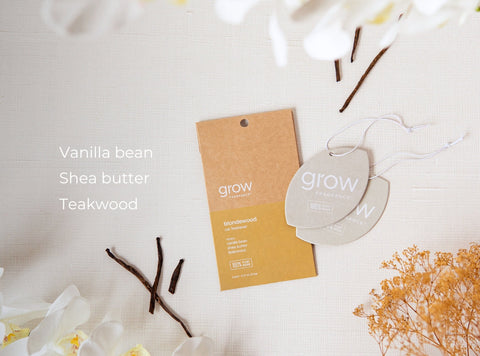 Grow Fragrance Blondewood Car Freshener