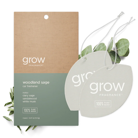 Grow Fragrance Woodland Sage Car Freshener