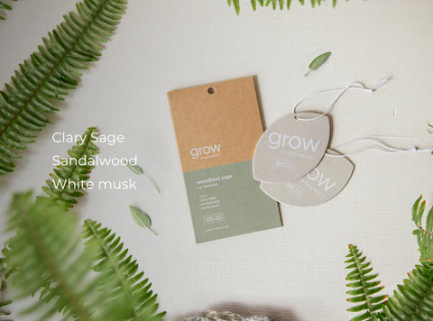 Grow Fragrance Woodland Sage Car Freshener
