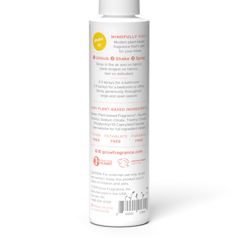 Grow Fragrance Sea Salt Neroli Air + Fabric Spray