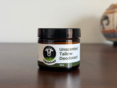 Lipidology Organic Tallow Deodorant, Unscented