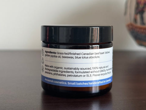 Organic Blue Lotus Tallow Balm