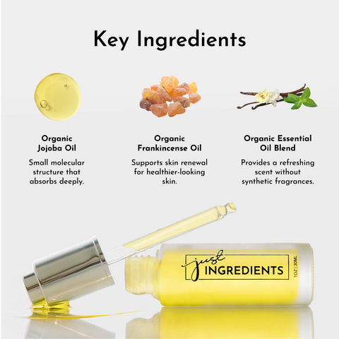 Just Ingredients Coconut Vanilla Organic Face Serum Oil - 2 oz