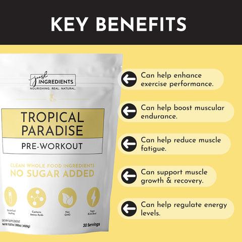 Just Ingredients Tropical Paradise Pre-Workout
