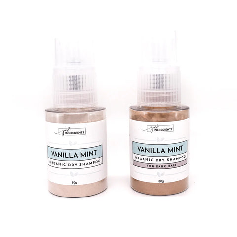 Just Ingredients Dry Shampoo (Dark) (Vanilla Mint)
