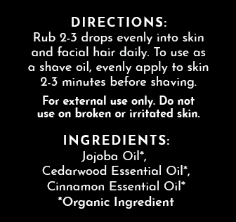 Just Ingredients Cedarwood Spice Face Serum