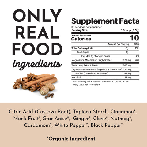 Just Ingredients Chai Nighttime Relax