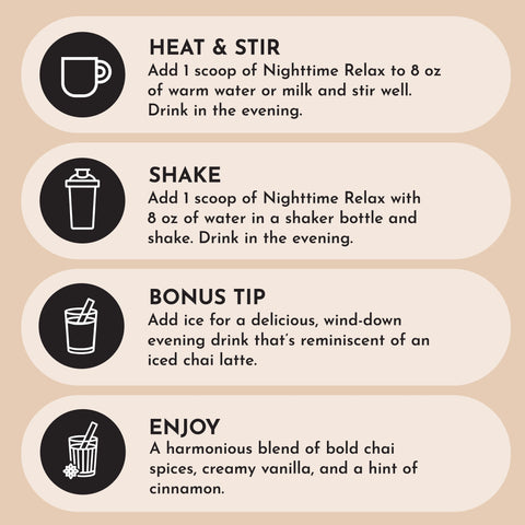 Just Ingredients Chai Nighttime Relax