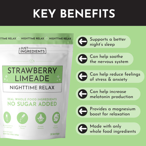 Just Ingredients Strawberry Limeade Nighttime Relax