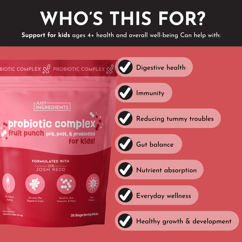 Just Ingredients Fruit Punch Probiotic (Kids)