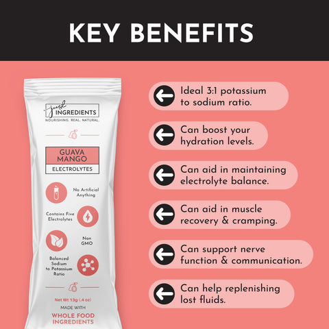 Just Ingredients Guava Mango Electrolytes Stick