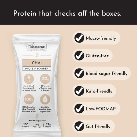 Just Ingredients Chai Protein Powder Stick